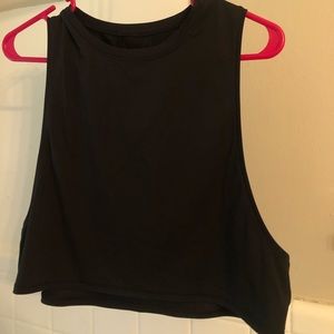 Black lululemon tank top size 8